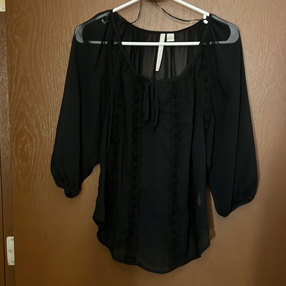 LC Lauren Conrad Tops - Black blouse